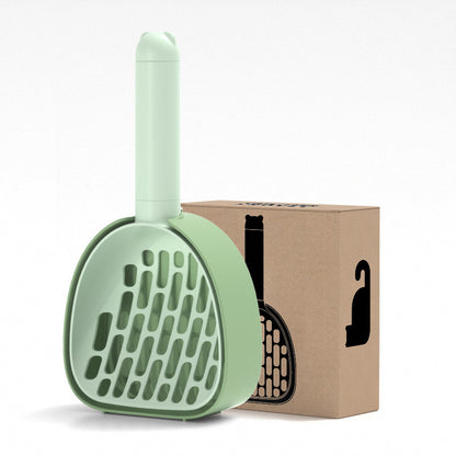 Cat Litter Scoop Plastic Cats Poop Scoop with Base Pets Cleanning Tool Cat Toilet Products Durable Litter Box Cleaner Shovel Pet Products