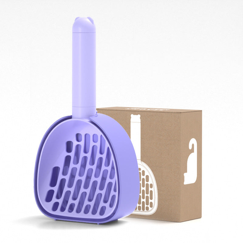 Cat Litter Scoop Plastic Cats Poop Scoop with Base Pets Cleanning Tool Cat Toilet Products Durable Litter Box Cleaner Shovel Pet Products