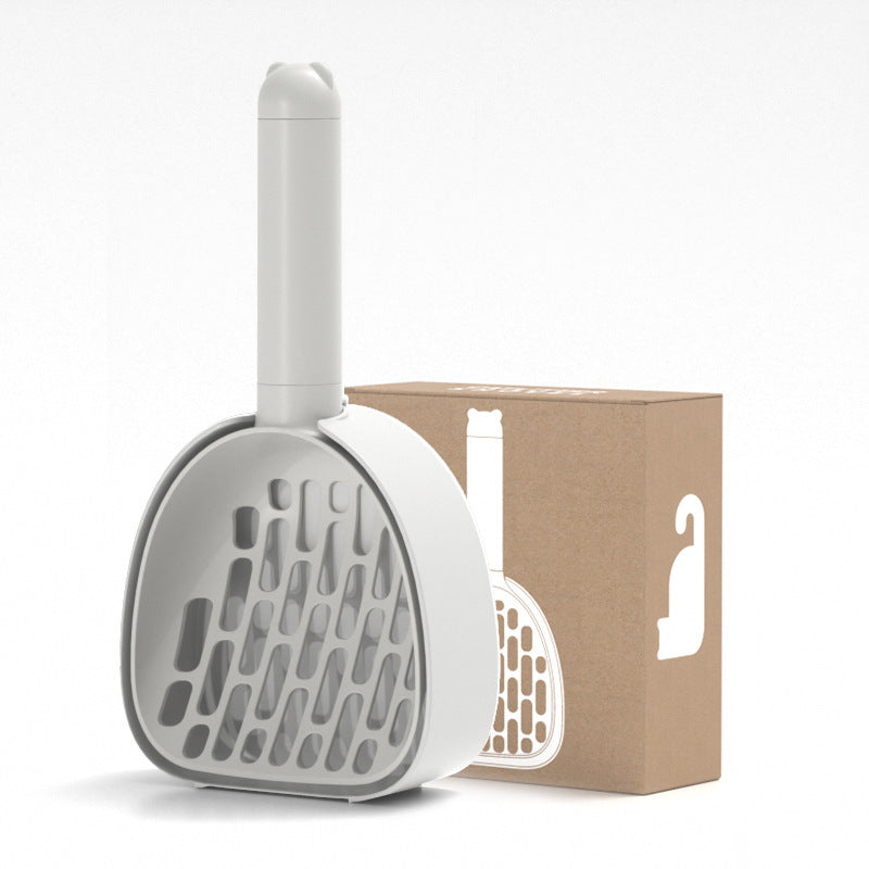 Cat Litter Scoop Plastic Cats Poop Scoop with Base Pets Cleanning Tool Cat Toilet Products Durable Litter Box Cleaner Shovel Pet Products