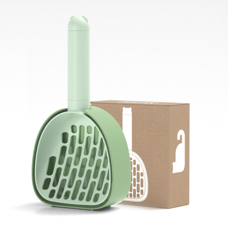 Cat Litter Scoop Plastic Cats Poop Scoop with Base Pets Cleanning Tool Cat Toilet Products Durable Litter Box Cleaner Shovel Pet Products