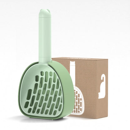Cat Litter Scoop Plastic Cats Poop Scoop with Base Pets Cleanning Tool Cat Toilet Products Durable Litter Box Cleaner Shovel Pet Products