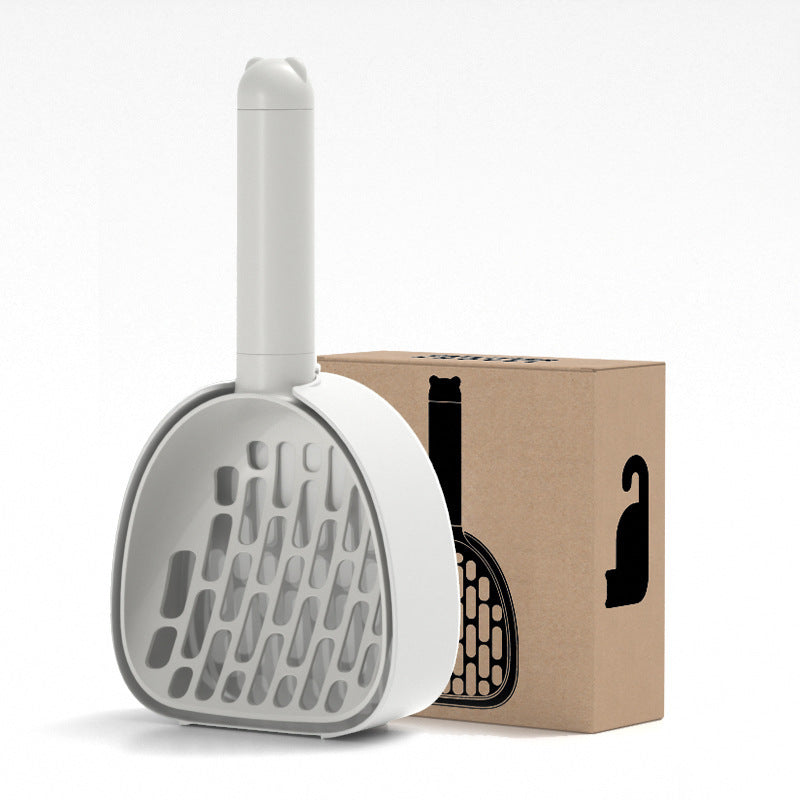 Cat Litter Scoop Plastic Cats Poop Scoop with Base Pets Cleanning Tool Cat Toilet Products Durable Litter Box Cleaner Shovel Pet Products